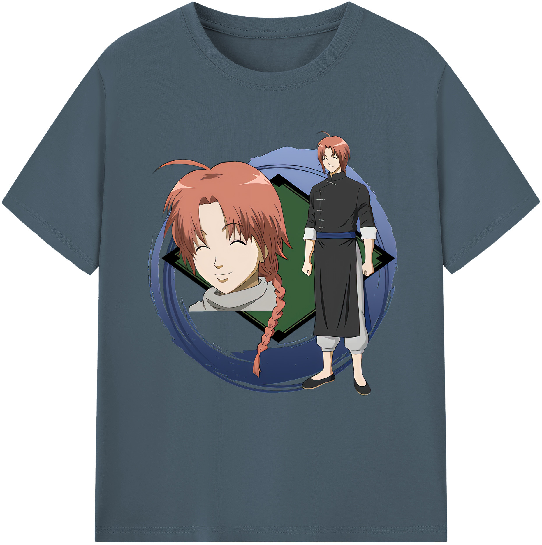 （画像用） ぎんたま 坂田銀時（さかたぎんとき） 神楽 志村新八（しむら しんぱち） GINTAMA Sakata Gintoki Kagura Shimura Shinpachi 綿100％半袖Tシャツ（フロントプリント）